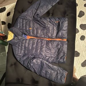 Polo by Ralph Lauren Kids Reversible Puffer Jacket - Navy and Orange
